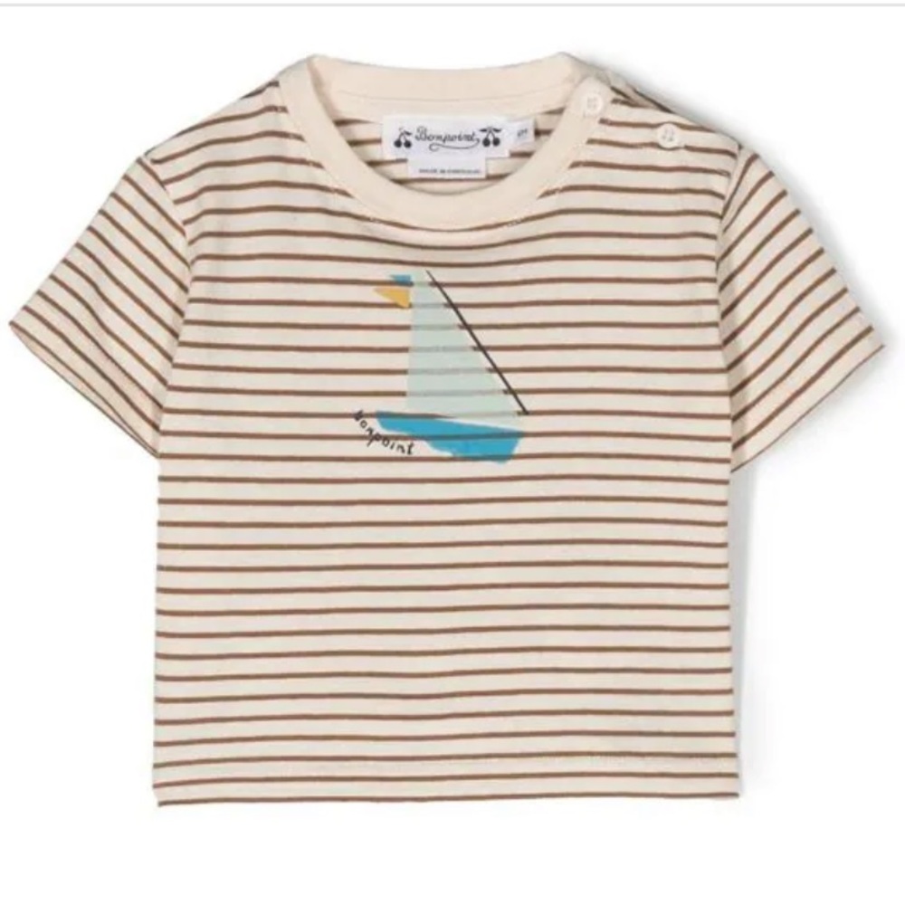 Bonpoint baby boy tshirt 12 months